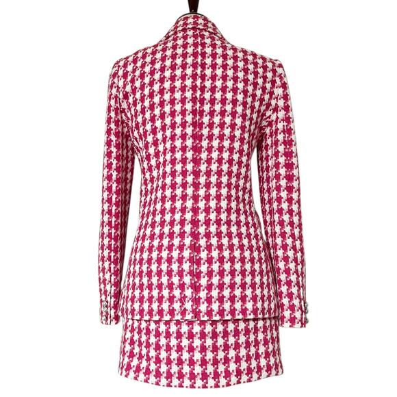 NWT WAYF Women's Houndstooth Tweed Blazer & Skirt Two-Piece‎ Set Size XS - Picture 5 of 12